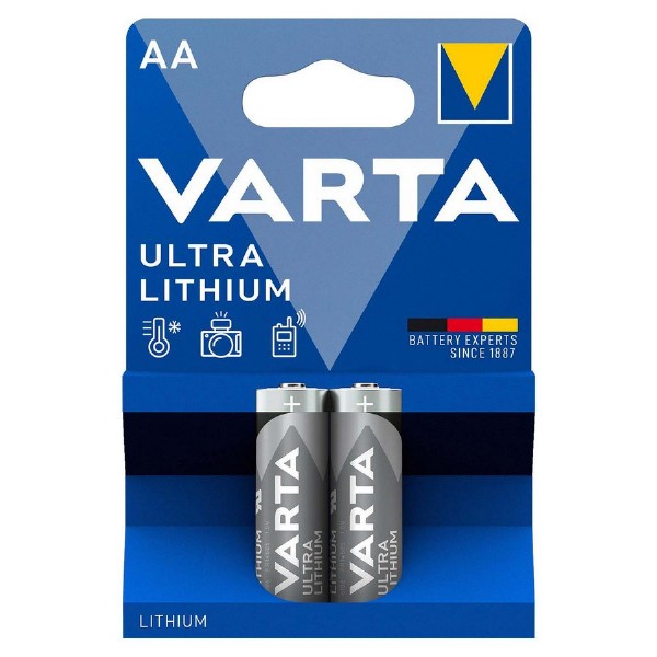 VARTA μπαταρίες λιθίου Ultra, AA, 1.5V, 2τμχ