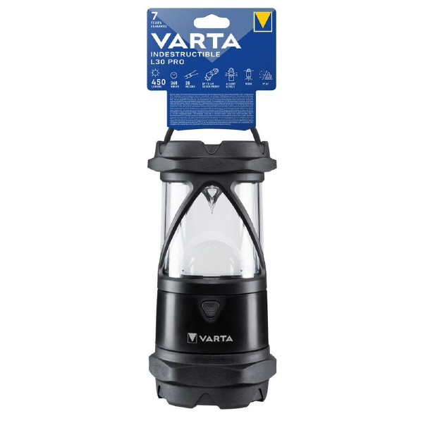 VARTA LED φορητό φανάρι Indestructible L30 Pro, 450lm, IP67