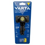 VARTA LED φακός κεφαλής Indestructible H20 Pro, 350lm, IP67, μαύρος