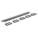 DELOCK cable management 42496 για rack 19"/1U, 5x γάντζοι, μαύρο