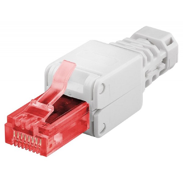 GOOBAY βύσμα RJ45 CAT 6 UTP 44738, tool-free, λευκό