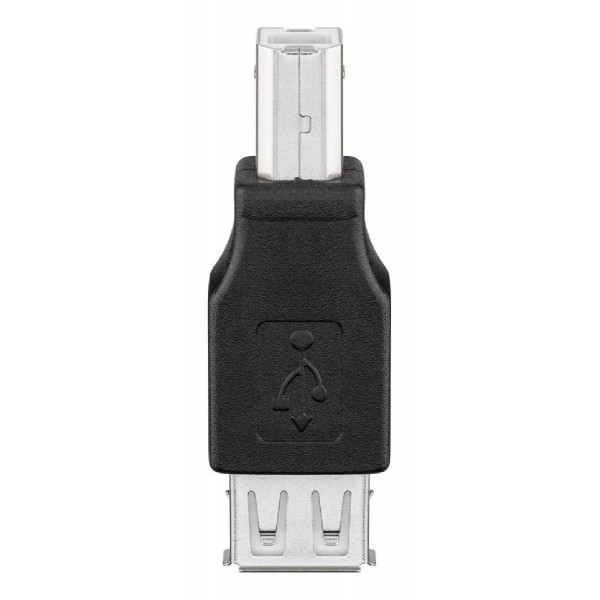 GOOBAY αντάπτορας USB σε USB Type B 50291, θηλυκό σε αρσενικό, μαύρος