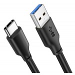 CABLETIME καλώδιο USB-A 3.0 σε USB-C C160, CM-AM, 5V3A, 1m, μαύρο