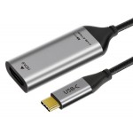 CABLETIME αντάπτορας USB-C σε HDMI C160, 4K/60HZ, 0.15m, μαύρος