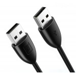 CABLETIME καλώδιο USB 2.0 AMAM2, M-M, 3A, 1.5m, μαύρο