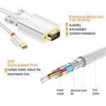 CABLETIME καλώδιο Mini DisplayPort σε VGA AV588, 1080p, 1.8m, λευκό