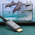 CABLETIME καλώδιο Mini DisplayPort σε HDMI AV588, με LED 4K, 1.8m, μαύρο