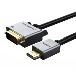 CABLETIME καλώδιο HDMI 1.4 σε DVI 24+1 AV579, 1080p, 1m, μαύρο