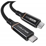 CABLETIME καλώδιο USB Type-C CT-USB4, 100W, 8K, 40Gbps, 1m, μαύρο