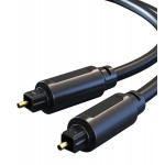 CABLETIME καλώδιο Toslink CT-AV380, gold plated, OD 4.0mm, 3m, μαύρο