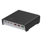 LDNIO σταθμός φόρτισης Q605, 3x USB-C & 3x USB, 120W, PD/QC, μαύρος