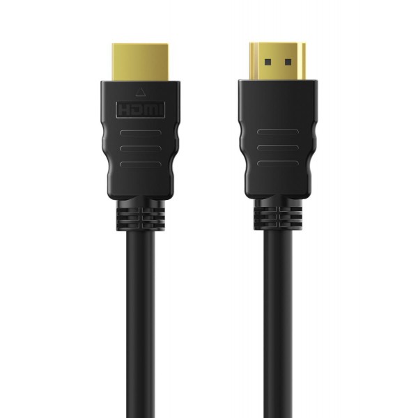 CABLETIME καλώδιο HDMI CT-HE19G με Ethernet, 4K/60Hz, 18 Gbps, 0.5m, μαύρο