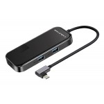 CABLETIME docking station CT-CMHD61G, 6 θυρών, USB-C σύνδεση, 4K, 60W, μαύρο