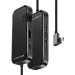 CABLETIME docking station CT-CMHD61G, 6 θυρών, USB-C σύνδεση, 4K, 60W, μαύρο