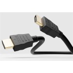 GOOBAY καλώδιο HDMI 2.1 certified 58263, ARC, 30AWG, 8K, 1m, μαύρο