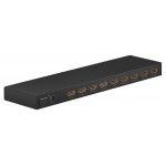 GOOBAY HDMI splitter 58484, 1-in σε 8-out, 4K/60Hz, μαύρο