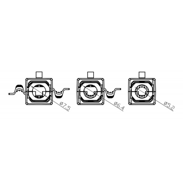 GOOBAY βύσμα RJ45 CAT 6A UTP 59227, tool-free, λευκό