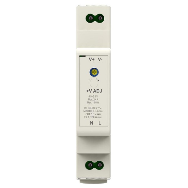 GOOBAY τροφοδοτικό 59574 για DIN rail, 5V/2.4A, 12W, IP20