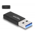 DELOCK αντάπτορας USB 3.2 Gen 2 σε USB Type-C, 10Gbps, μαύρος