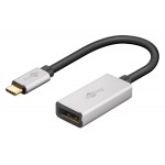 GOOBAY αντάπτορας USB-C σε DisplayPort 60195, 8K/30Hz, 4K/120Hz, γκρι