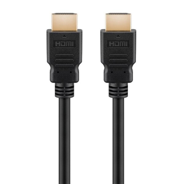 GOOBAY καλώδιο HDMI 2.0 60620 με Ethernet, 4K, 18Gbit/s, ARC, 1m, μαύρο