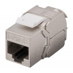 GOOBAY keystone module RJ45 CΑΤ 8.1 61129, STP, 2000 MHz, GHMT, ασημί