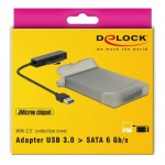 DELOCK αντάπτορας USB σε SATA 62742 με θήκη για 2.5" HDD/SSD, 6Gbps