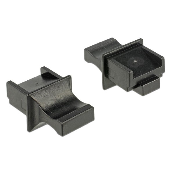 DELOCK κάλυμμα προστασίας για θύρα RJ45 64020, μαύρο, 10τμχ