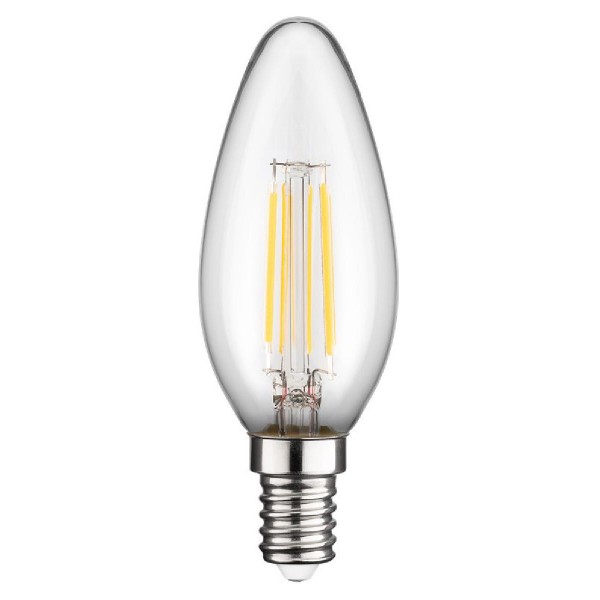 GOOBAY LED λάμπα candle 65390, E14, Filament, 4W, 2700K, 470lm