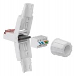 GOOBAY βύσμα RJ45 65942, CAT 6 UTP, tool-free, λευκό