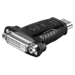 GOOBAY aντάπτορας HDMI σε DVI-D Dual-Link 68098, μαύρος