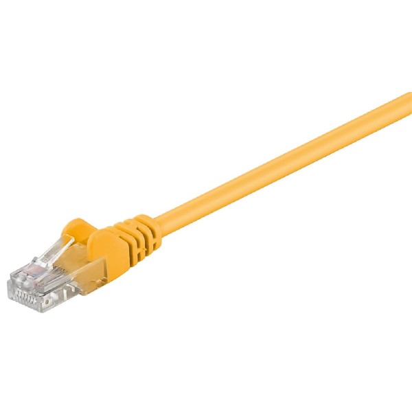 GΟOBAY καλώδιο UTP Cat 5e 68336, CCA, 27AWG, PVC, 0,5m, κίτρινο