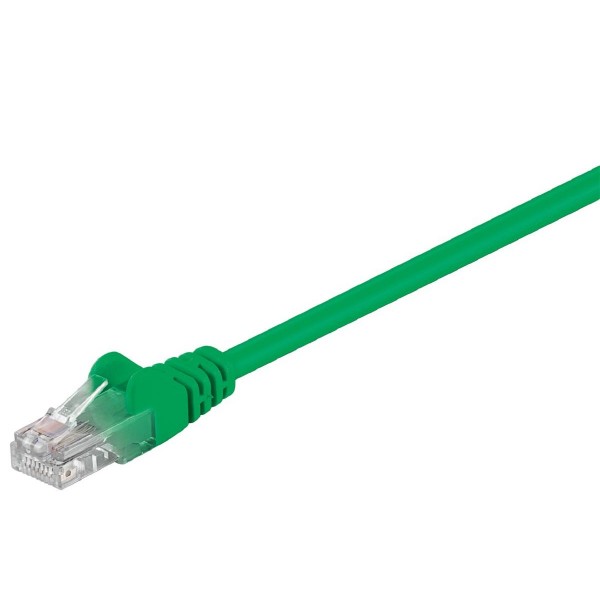 GΟOBAY καλώδιο UTP Cat 5e 68343, CCA, 27AWG, PVC, 1m, πράσινο