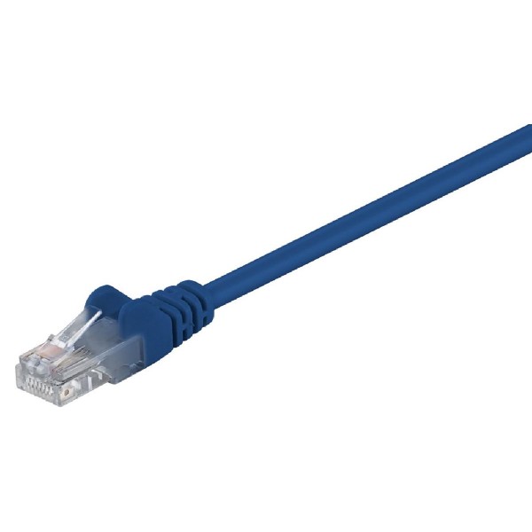 GΟOBAY καλώδιο UTP Cat 5e 68365, CCA, 27AWG, PVC, 3m, μπλε