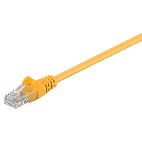 GΟOBAY καλώδιο UTP Cat 5e 68366, CCA, 27AWG, PVC, 3m, κίτρινο