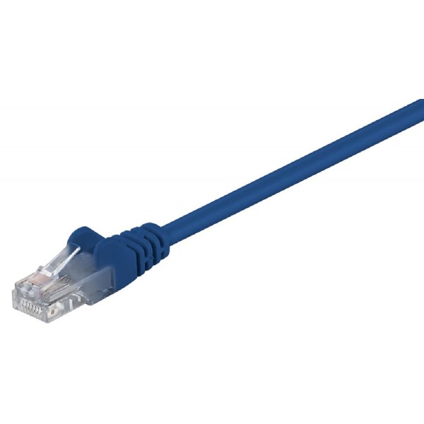 GΟOBAY καλώδιο UTP Cat 5e 68375, CCA, 27AWG, PVC, 5m, μπλε