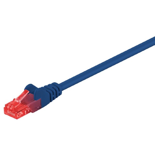 GΟOBAY καλώδιο UTP Cat 6 68417, CCA, 24AWG, PVC, 5m, μπλε