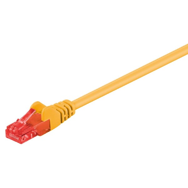 GΟOBAY καλώδιο UTP Cat 6 68438, CCA, 24AWG, PVC, 1m, κίτρινο