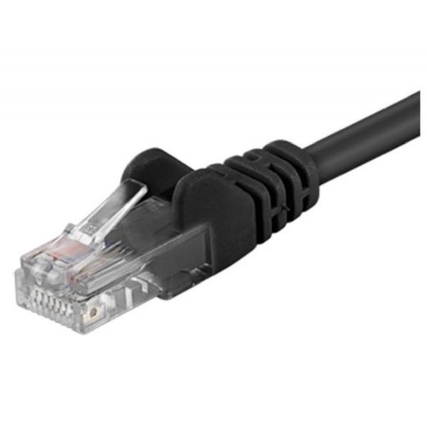 GΟOBAY καλώδιο UTP Cat 5e 68649, CCA, 27AWG, PVC, 3m, μαύρο