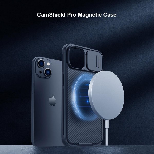 NILLKIN θήκη CamShield Pro Magnetic για iPhone 14 Plus, μαύρη