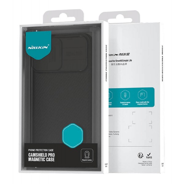 NILLKIN θήκη CamShield Pro Magnetic για iPhone 15, μαύρη