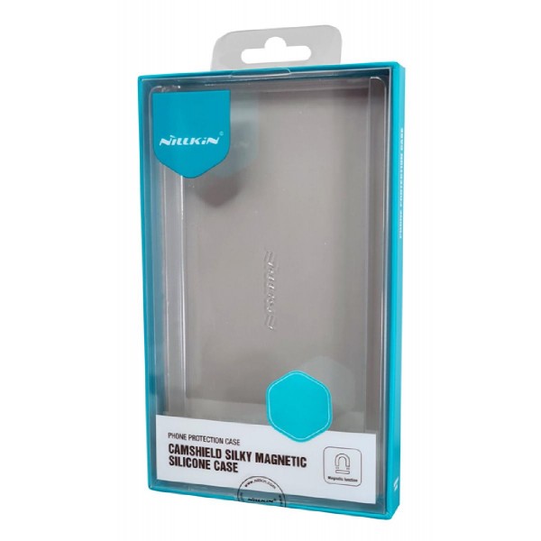 NILLKIN θήκη CamShield Silky Magnetic Silicone για iPhone 15 Plus, μαύρη