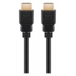 GOOBAY καλώδιο HDMI με Ethernet 51818, flat, 4K 3D, 30AWG, 0.5m