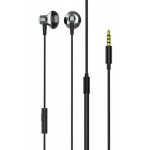 LDNIO earphones με μικρόφωνο HP08, 3.5mm, 1.2m, γκρι