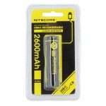 NITECORE επαναφορτιζόμενη μπαταρία τύπου 18650 NL1826R, 2600mAh, USB-C