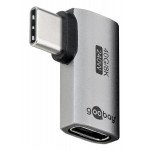 GOOBAY αντάπτορας USB-C 74441, γωνιακός 90°, USB4, 240W, 40Gbps, 8K, γκρι