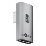 GOOBAY αντάπτορας USB-C 74443, γωνιακός 90°, USB4, 240W, 40Gbps, 8K, γκρι