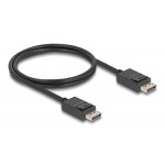 DELOCK καλώδιο DisplayPort 2.1 80492, 8K/60Hz 4K/120Hz 40 Gbps 1m, μαύρο