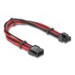 DELOCK καλώδιο 8 pin σε 6+2 pin PCIe 80975 με υφασμάτινη επένδυση, 30cm