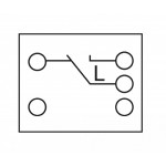 DELOCK module διακόπτης Easy 45 81362, μονός, 1-pole, 2-way, λευκός